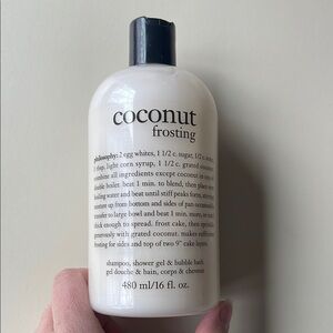 Philosophy Coconut Frosting Shampoo Shower Gel & Bubble Bath 480 ml